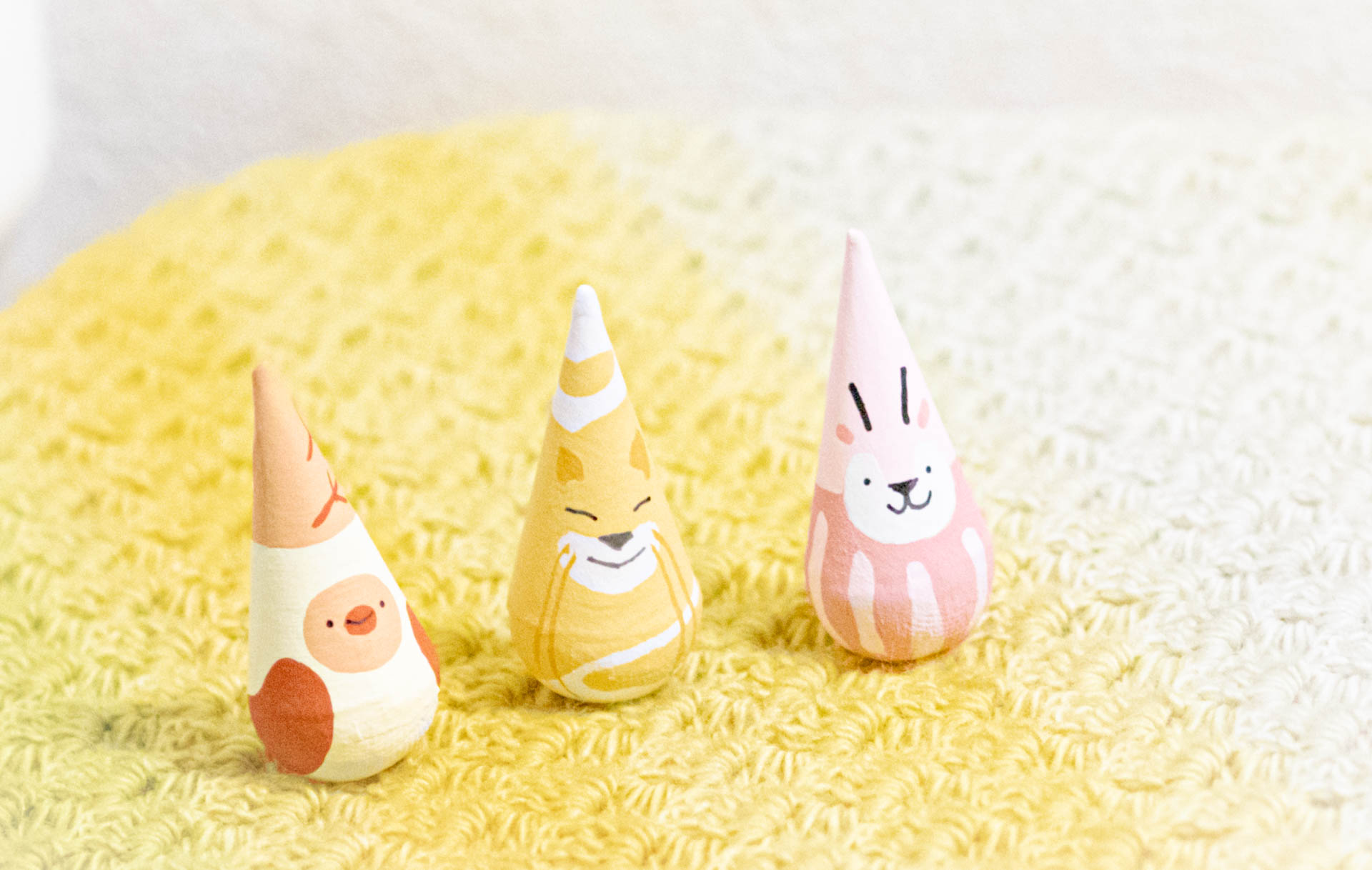 三角だるま　サトヤマシズク