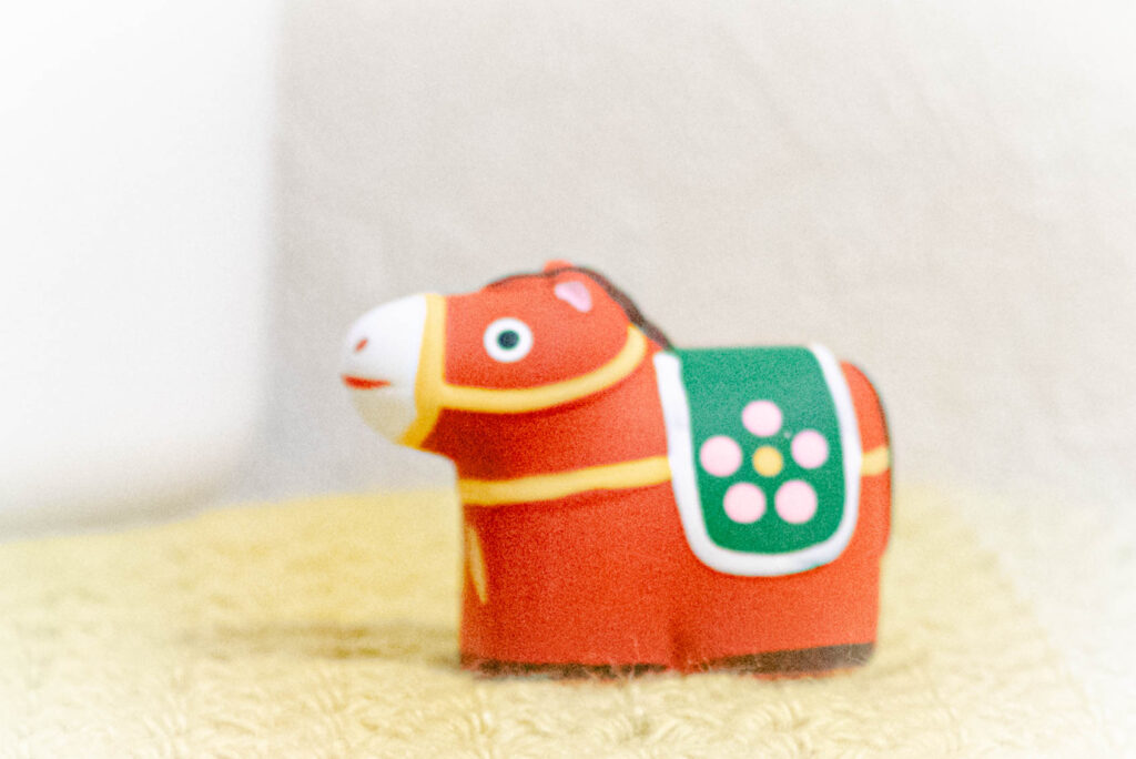 午みくじ　馬　置物