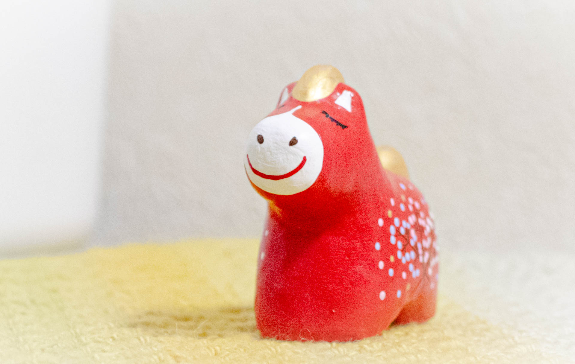 午張子　馬　置物