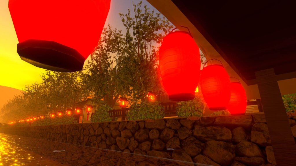 VRChat　ワールド　狐の船下り