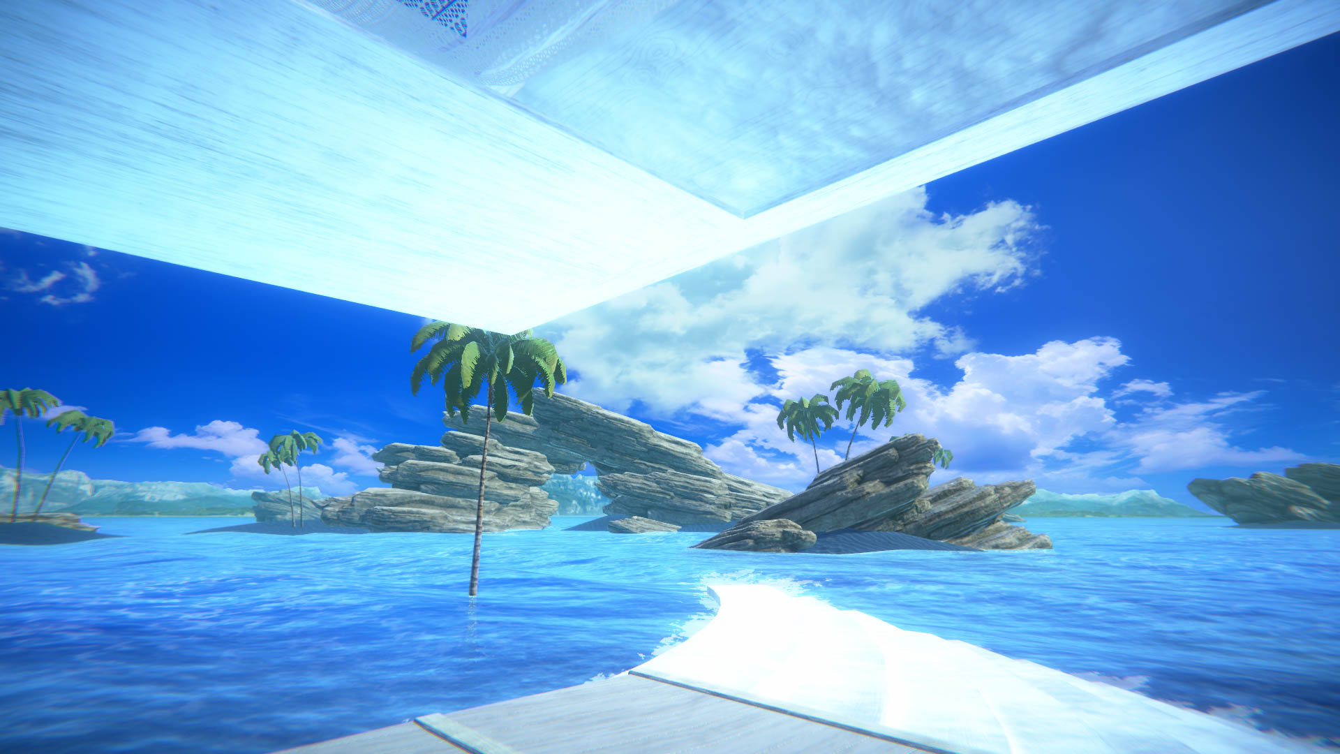 青い海とレモン