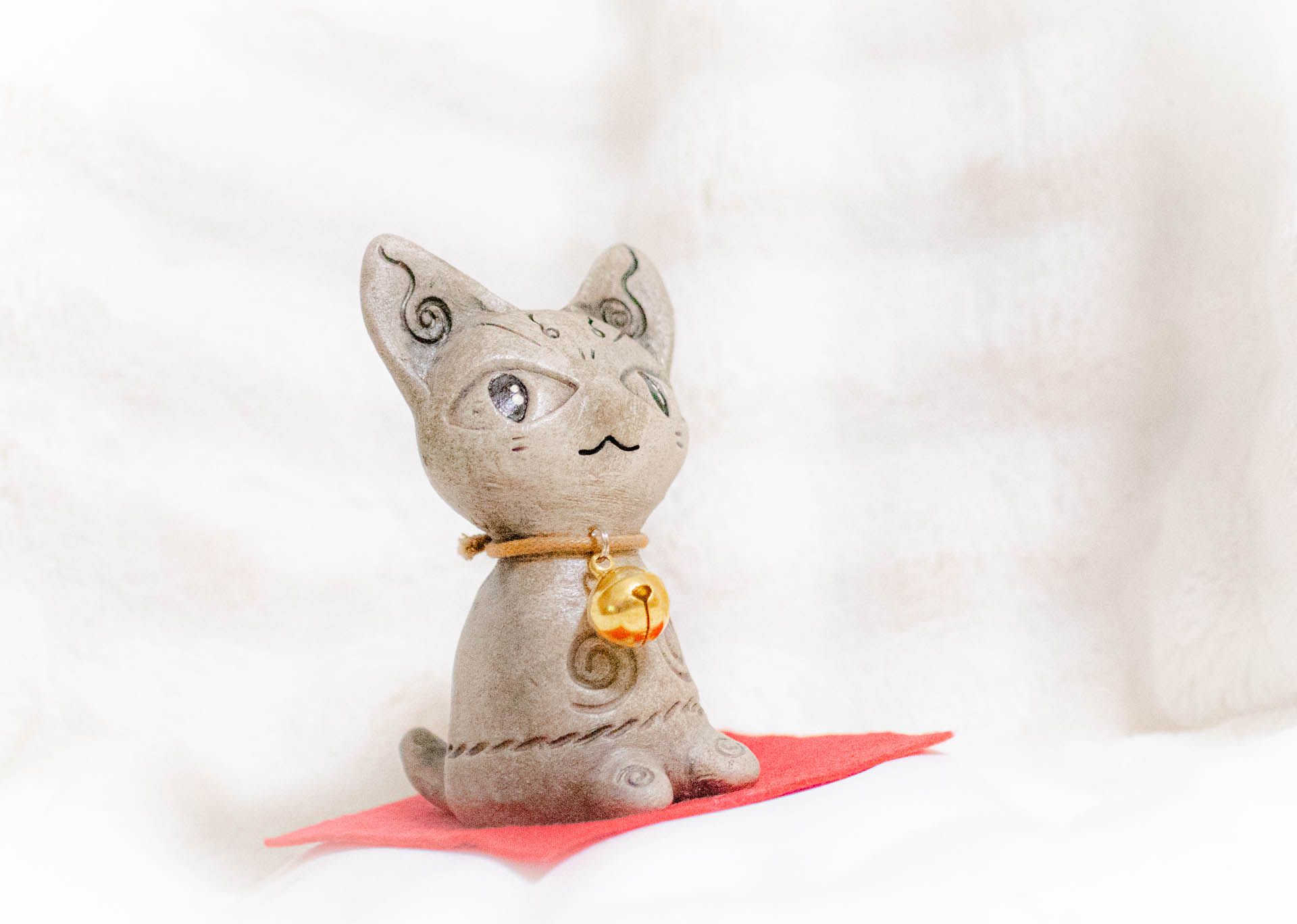 土偶　猫　土ぼっくり